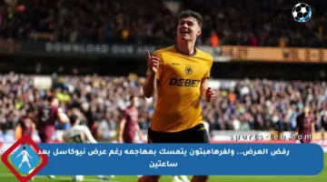 رفض العرض.. ولفرهامبتون يتمسك بمهاجمه رغم عرض نيوكاسل بعد ساعتين